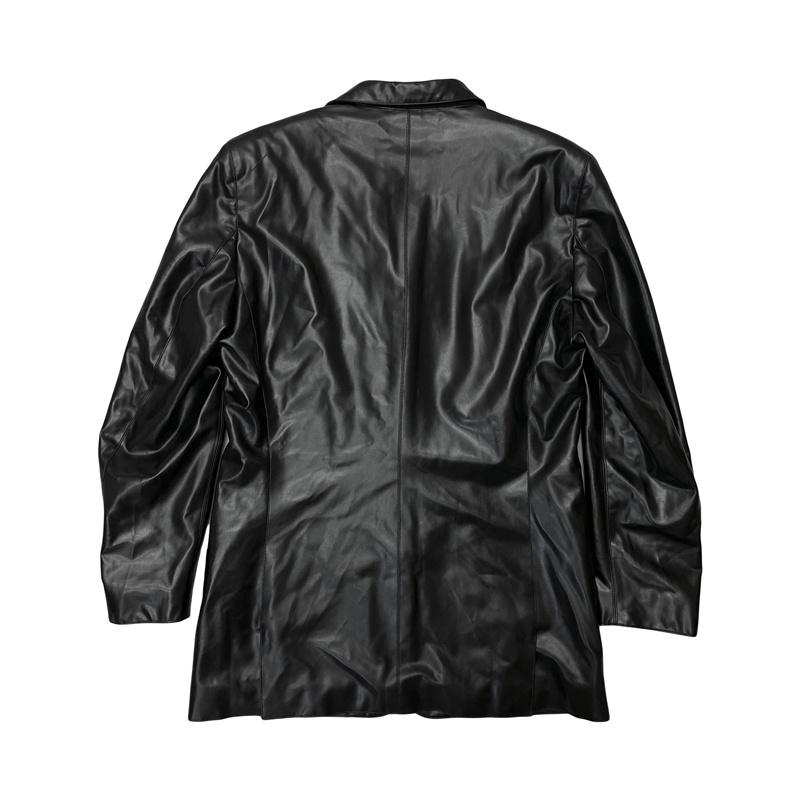 VERSACE（ヴェルサーチェ） 中古B VERSACE レザー系 コート ブラック