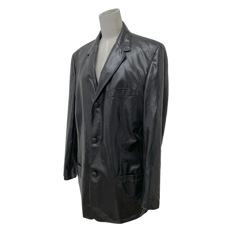 VERSACE（ヴェルサーチェ） 中古B VERSACE レザー系 コート ブラック