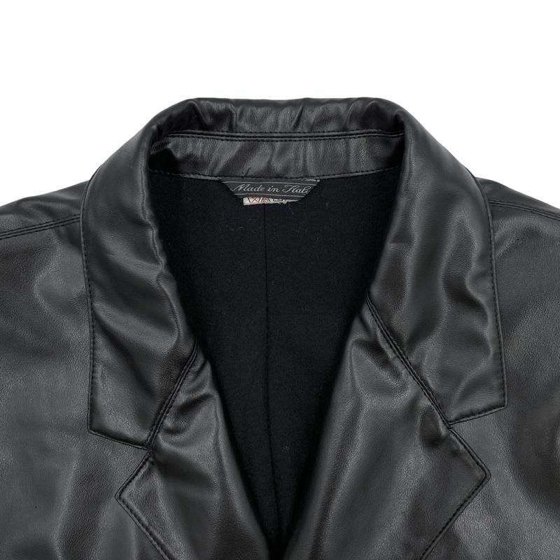 VERSACE（ヴェルサーチェ） 中古B VERSACE レザー系 コート ブラック
