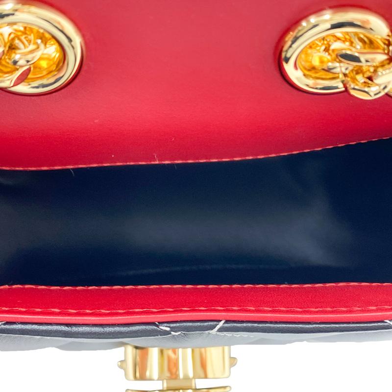 GUCCI ◇大幅値下げ！☆ほぼ美品☆ グッチ キルティングミニショルダー 