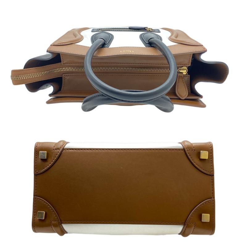 値下げしました！CELINE ハンドバッグ ブラウン CELINE ブラウン ハンドバッグ - メルカリ