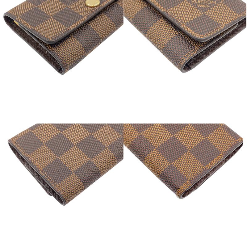 ★美品★LouisVuitton ルイヴィトン　ミュルティクレ6　N62630　6連キーケース　ダミエ　ブラウン　新品同様【辻屋質店B2352】｜tsuji678-2020｜04