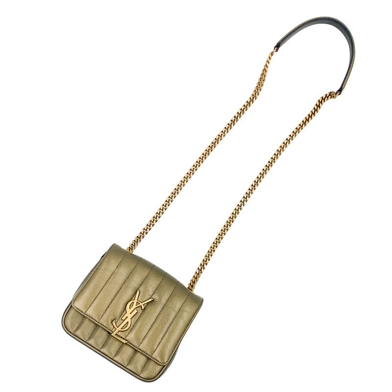 SAINT LAURENT 中古AB サンローラン ヴィッキー YSLモノグラム