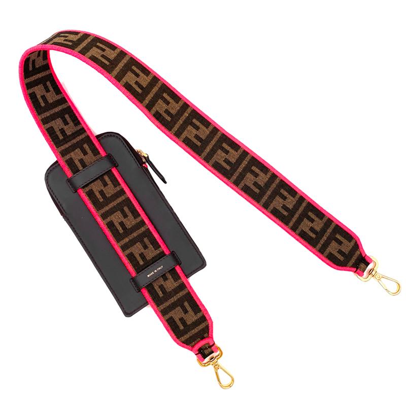 FENDI レザー ストラップ ピンク オレンジ FENDI レザー ストラップ ピンク オレンジ FENDI ◇大幅値下◇美