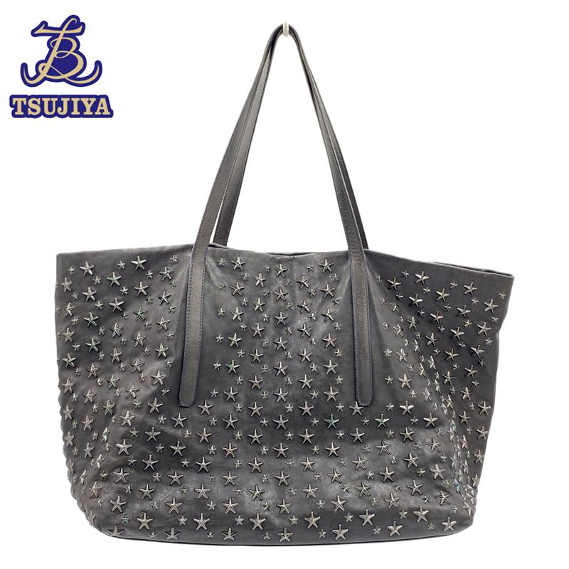 ☆値下げ☆JIMMY CHOO ジミーチュウ スタッズトートバッグ ブラック 