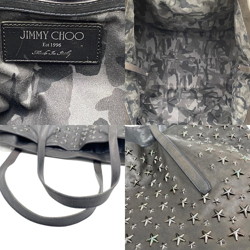 ☆値下げ☆JIMMY CHOO ジミーチュウ スタッズトートバッグ ブラック 
