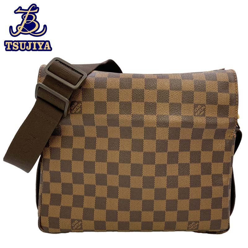 【美品】ルイヴィトン ダミエ ナヴィグリオ ショルダーバッグ ナヴィグリオ 中古AB LouisVuitton ルイヴィトン ダミエ N45255