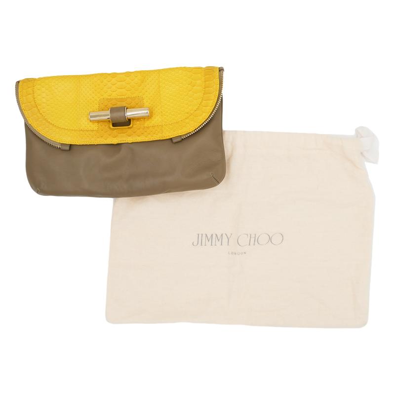 JIMMY CHOO（ジミーチュウ） 中古B JIMMYCHOO クラッチバッグ パイソン