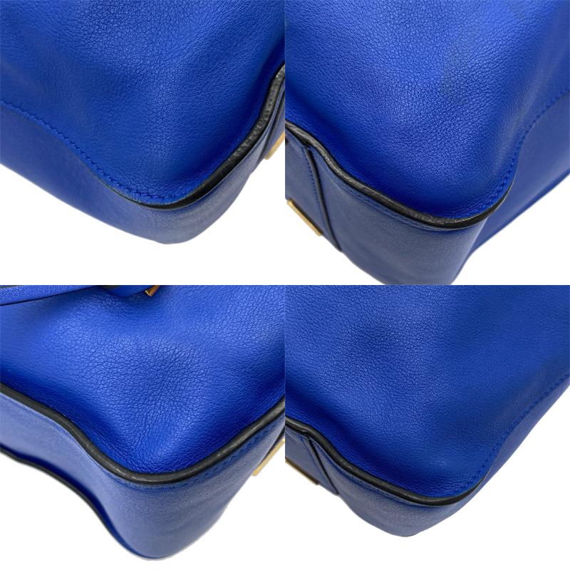 LOEWE（ロエベ） 中古B LOEWE ハンモック 2WAYショルダーバッグ ブルー 