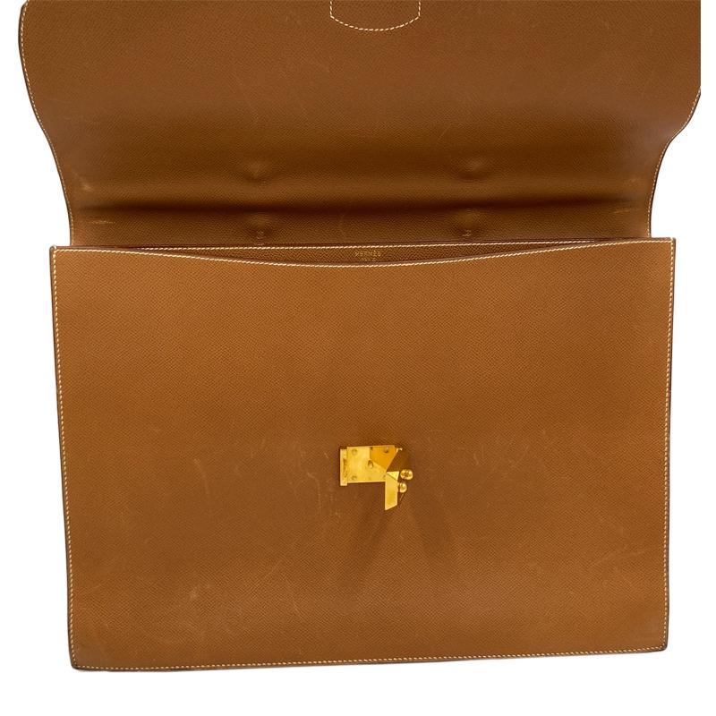 HERMES ブラウン ビジネスバッグ HERMES ブラウン ビジネスバッグの通販 | LAMINARCASHFLOW