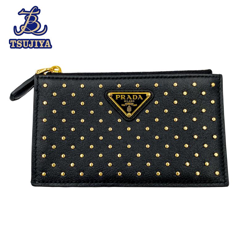 PRADA ☆ほぼ美品☆PRADA プラダ スタッズフラグメントケース 1MC086 