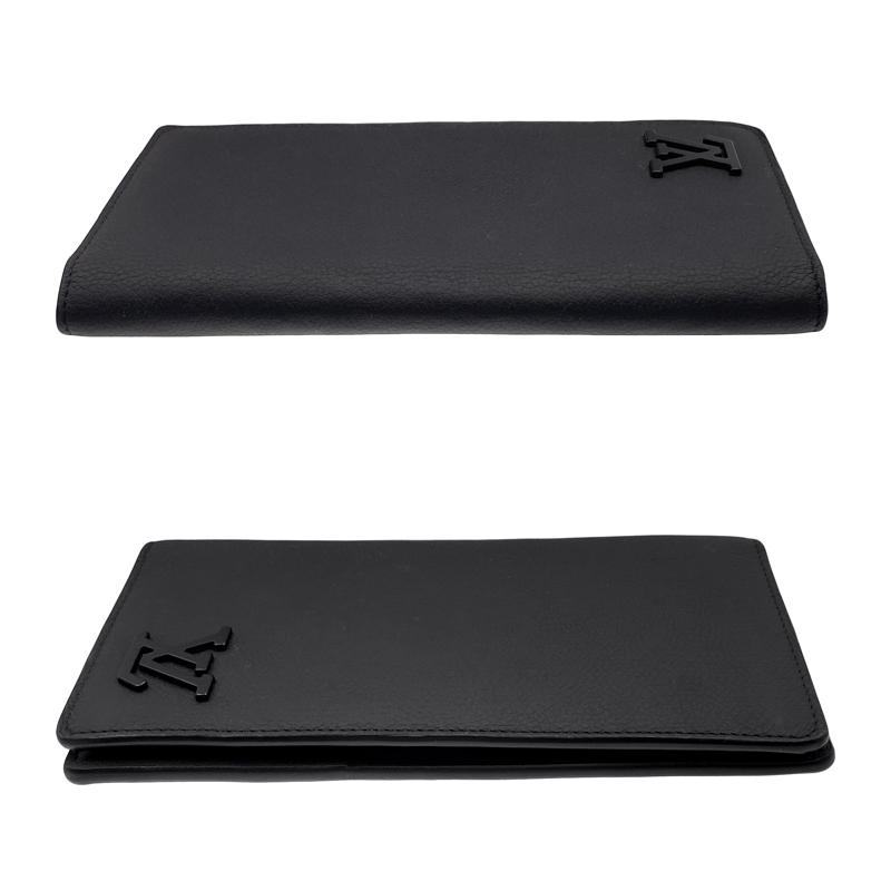 希少 正規品 ルイヴィトン ブラザNM ジャイアント 長財布 ポルトフォイユ 黒 LOUIS VUITTON（ルイ・ヴィトン） 中古A 美品 ポルトフォイユブラザNM