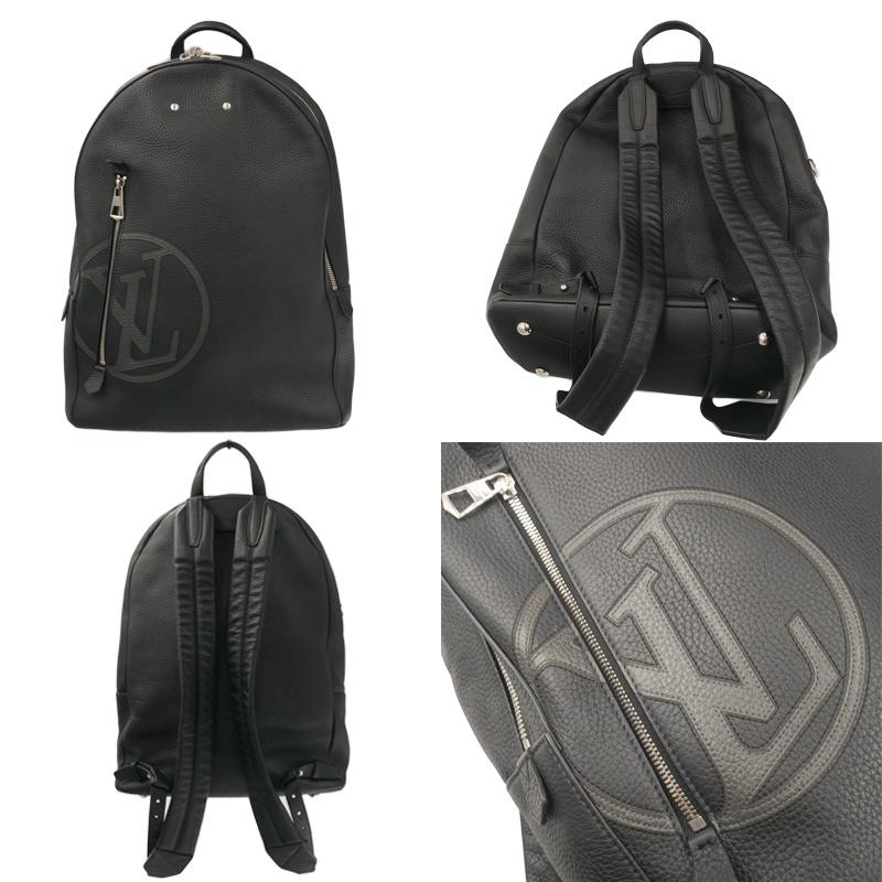 中古AB LouisVuitton ルイヴィトン アルマンドLVサークル M53439 リュック ブラック 辻屋質店B3364_2