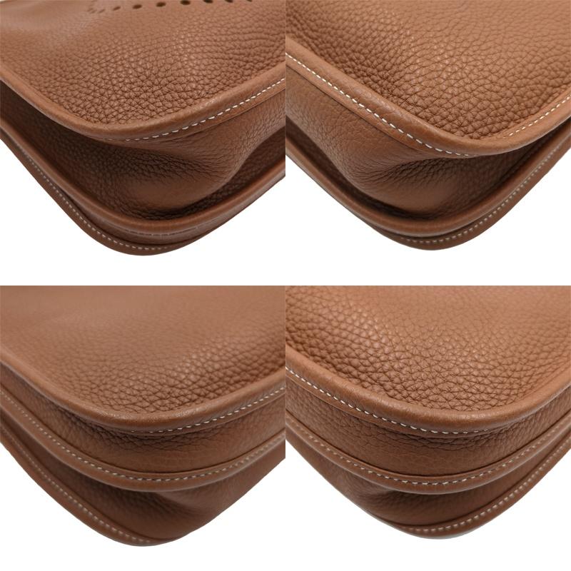 中古A HERMES エルメス エブリン3PM ショルダーバッグ ゴールド シルバー金具 辻屋質店B3504