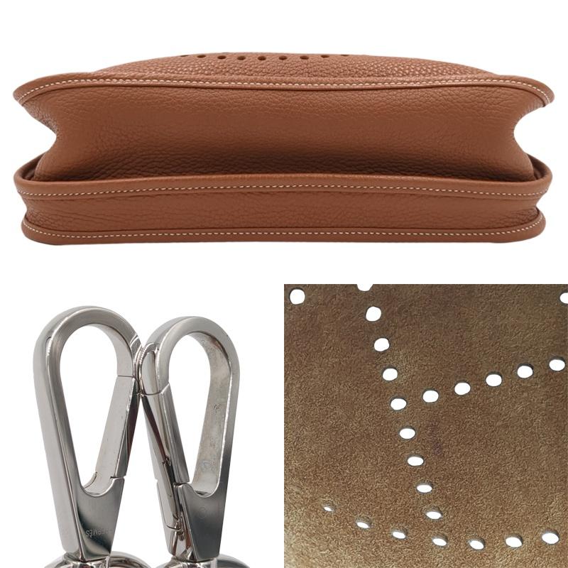 中古A HERMES エルメス エブリン3PM ショルダーバッグ ゴールド シルバー金具 辻屋質店B3504