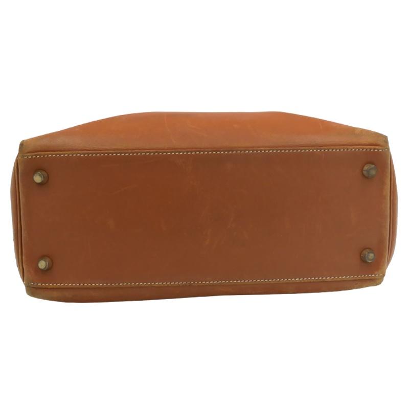 中古BC HERMES エルメス ケリー28 ハンドバッグ 内縫い ゴールド ゴールド金具 辻屋質店B3516の画像