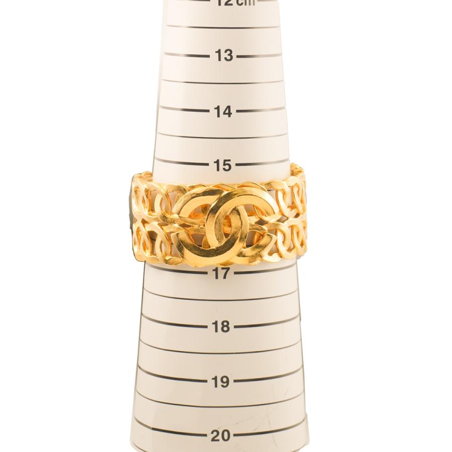 中古AB CHANELシャネル ココマークバングル ゴールドメッキ 96P 辻屋
