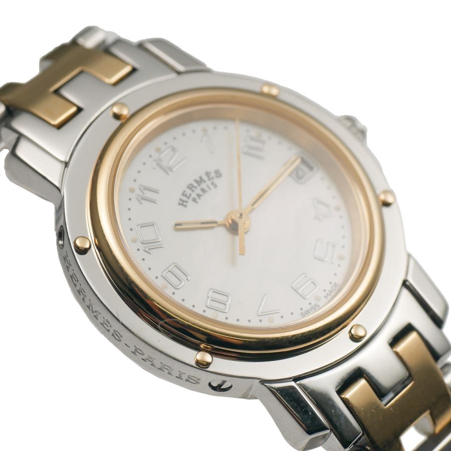 【正規品・美品】HERMES エルメス クリッパーCL4.220 レディース時計 エルメス クリッパー CL4.220 ブラック レディース 時計 【中古