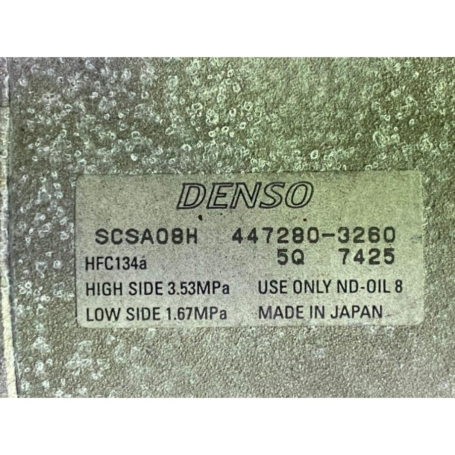 H25年 ZC6/BRZ ZN6/トヨタ86 A型 エアコンコンプレッサー 447280-3260