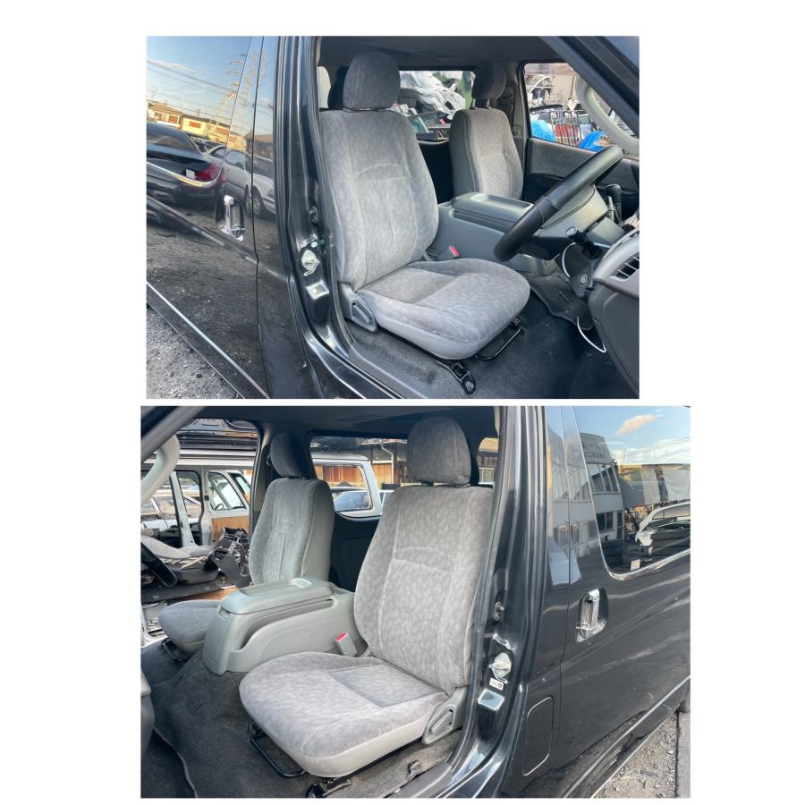 H18年 200系ハイエース スーパーGL フロントシート左右セット 運転席  