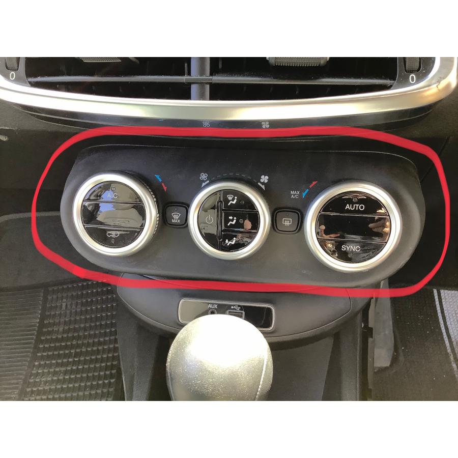 H29年 ABA-33414 334系 FIAT/フィアット 500X エアコンスイッチパネル