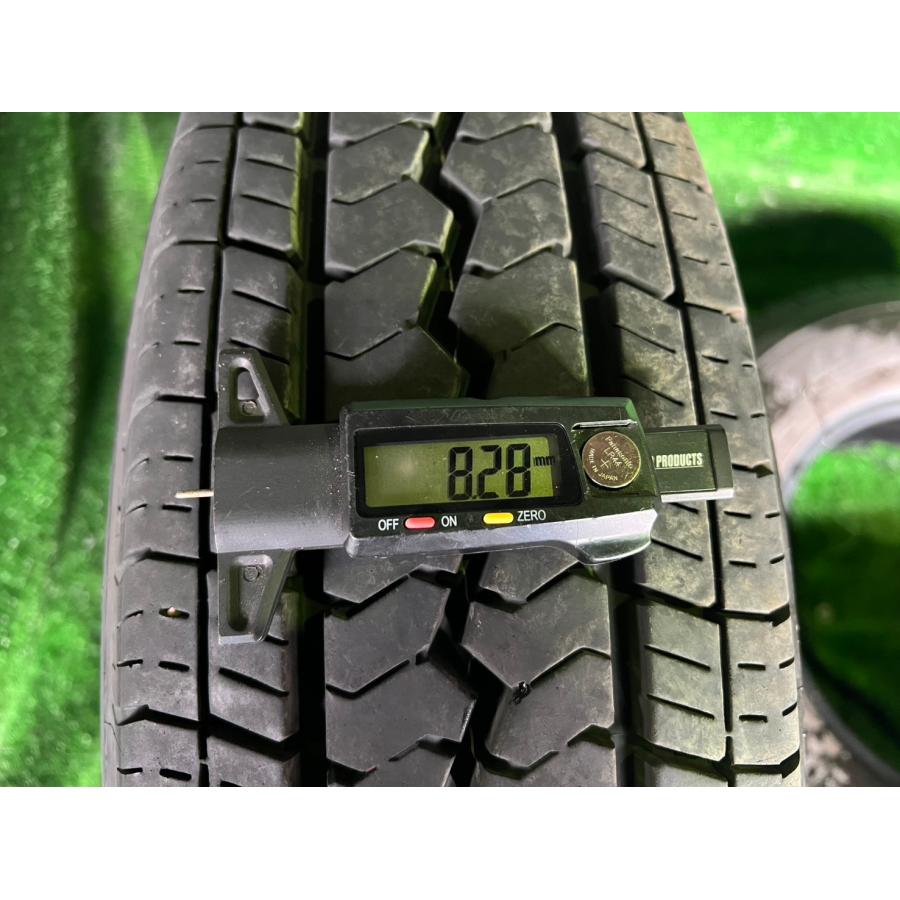 195/80R15 LT 23年製 1838-① 4本の内2本 2本分送料込み トーヨー DELVEX V-03e 195/80R15 2025年製 約8mm 4本 中古品 即決