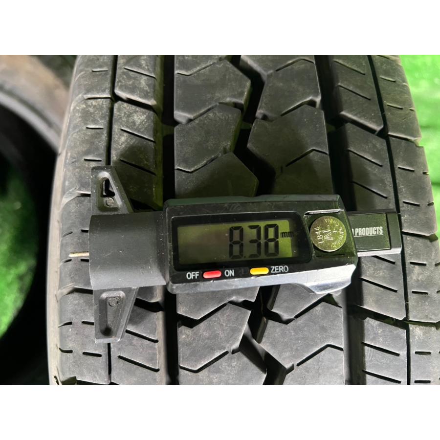 トーヨー DELVEX V-03e 195/80R15 2025年製 約8mm 4本 中古品 即決