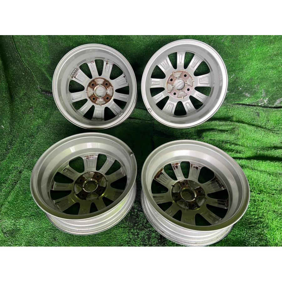 エブリィワゴン17 スズキ 純正 14インチ タイヤ・ホイール 4本セット中古 DA17W エブリィワゴン 純正14インチ アルミホイール 4本 中古品 即決