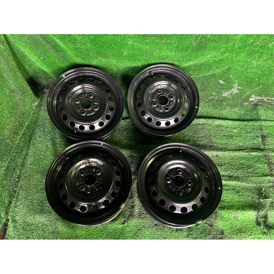 三菱 純正 14インチ 軽自動車 鉄ホイール/スチールホイール 4本 中古品