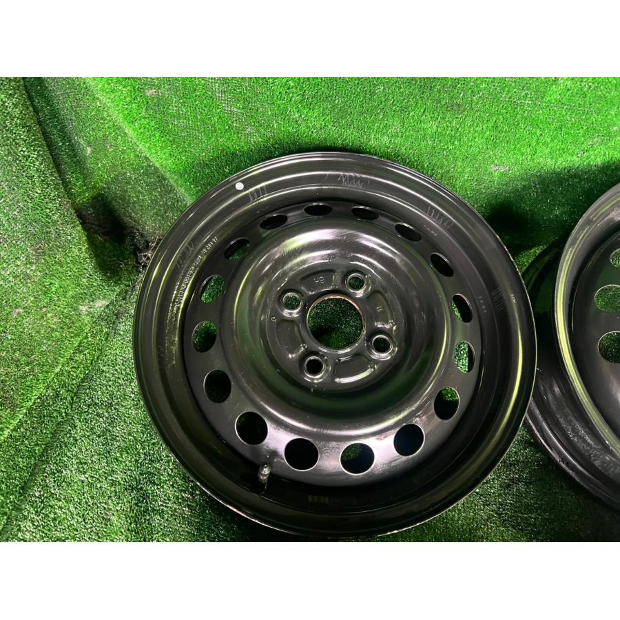 三菱 純正 14インチ 軽自動車 鉄ホイール/スチールホイール 4本 中古品