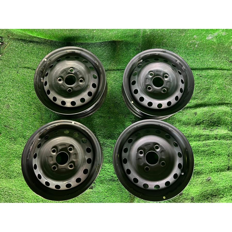 新車外し　ダイハツ純正　アトレー S700系　黒スチールホイール他　送料込み 新車外し】ダイハツ アトレー 純正 スチールホイール 12インチ PCD100