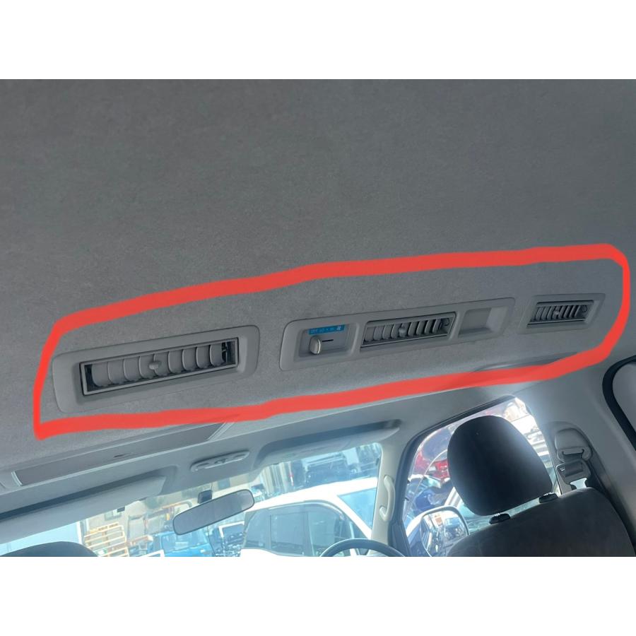 H17年 200系ハイエース スーパーGL リアエアコン吹き出し口 3点セット  