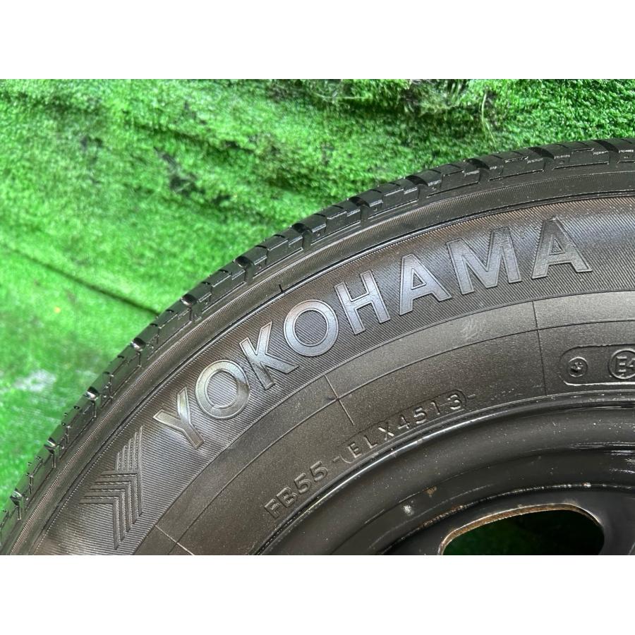 NV350 E26 キャラバン 純正15インチ 鉄ホイール スペアタイヤ 1本 中古