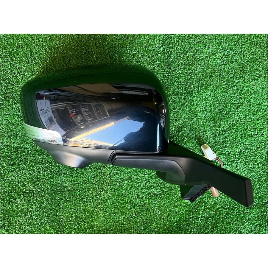 良品 MR41S ハスラー 右ドアミラー カメラ付き ZJ3 ブラック 黒