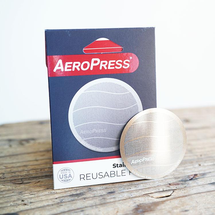 Aeropress クリア　純正 ステンレススチールフィルター セット AeroPress Coffee Maker Clear / エアロプレス コーヒーメーカー