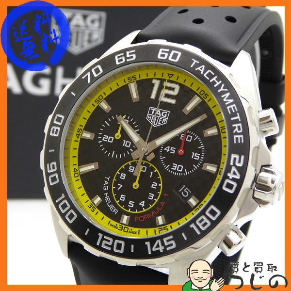 限 定 販 売 Heuer Formula1 タグホイヤー Caz101ac Ft8024 フォーミュラ1 クロノグラフ 43mm クォーツ 箱保 新品同様 美品 質屋 メンズ腕時計
