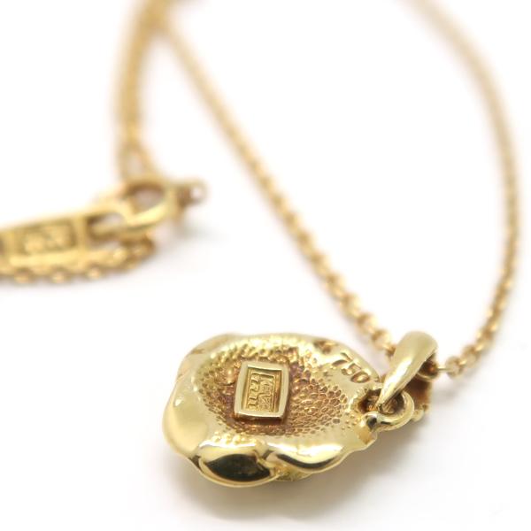KENZO paris ネックレス K18YG バラ 4.1g 花モチーフ 750 KENZO paris ネックレス K18YG バラ 4.1g 花モチーフ 750