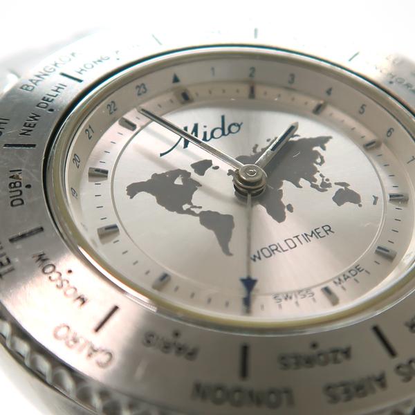 MIDO ワールドタイマー GMT 5200 クォーツ SS メンズ SWISS ミドー 