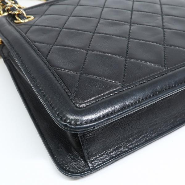 マトラッセ CHANEL チェーンバッグ 黒 フリンジ ショルダー マトラッセ CHANEL チェーンバッグ 黒 フリンジ ショルダー
