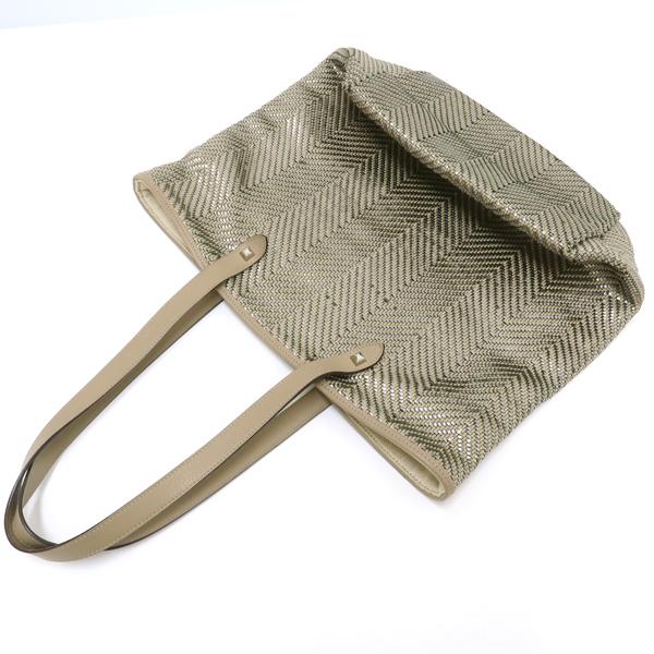 HERMES（エルメス） チェンナイMM トートバッグ □M レザー キャンバス 