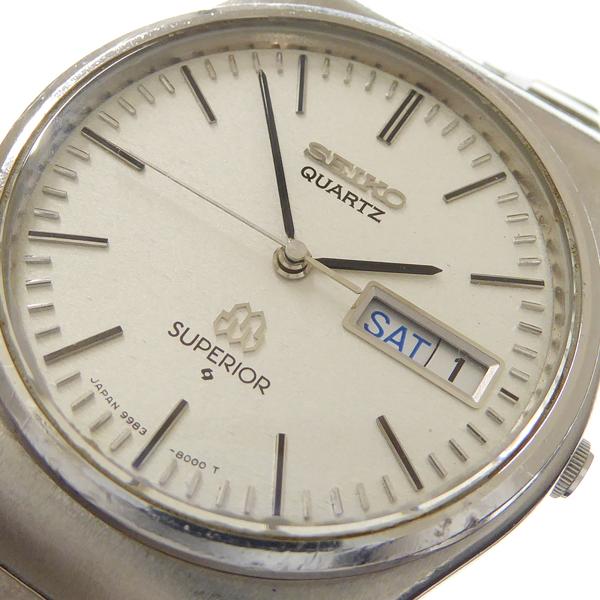 つじの質店阪神尼崎店SEIKO スーペリア 9983-8000 ツインクォーツ 1978年 メンズ SS 質屋 メンズ腕時計