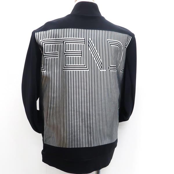 FENDI スタジャン ボンバージャケット コットン 黒 #38 FENDI スタジャン ボンバージャケット コットン 黒 #38