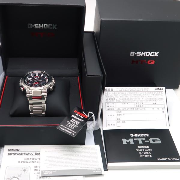 MT-G CASIO Gショック Bluetooth搭載 電波ソーラー MTG-B1000D-1AJF SS 