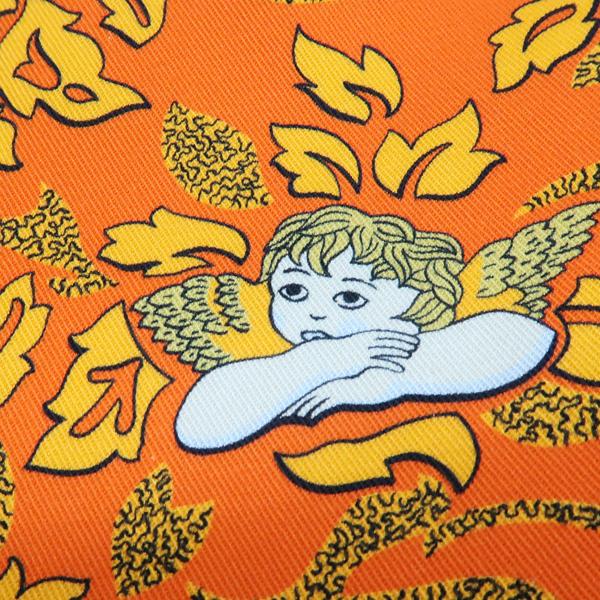 LOEWE（ロエベ） パウラ ラージ ドロー ストリングポーチ オレンジ/青 