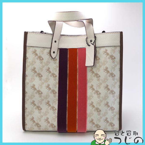 COACH コーチ 2WAYトートバッグ フィールド トート ホース アンド 