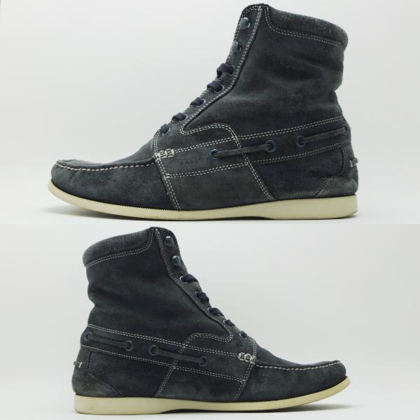 Bally BALLY スエードブーツ ボア付き メンズ US:9D EU:8E SVJE ZELIN 