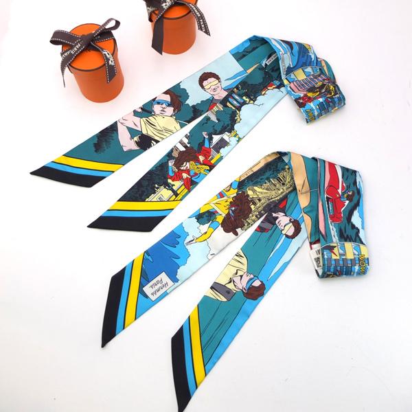 HERMES（エルメス） ツイリー 2本セット WOW 2021年春夏限定 アメコミ