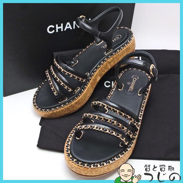 CHANEL（シャネル） サンダル Sandals チェーンストラップ G35779 #35