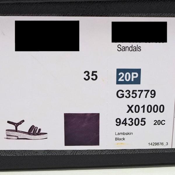CHANEL サンダル Sandals チェーンストラップ G35779 #35 22cm CHANEL サンダル Sandals チェーンストラップ G35779 #35 22cm