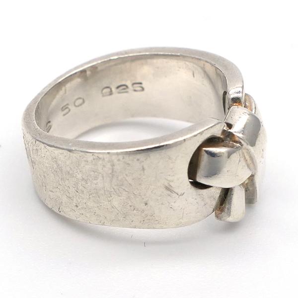 HERMES エルメス ラセットリング #50 Silver シルバー Ag925 リボン 8 